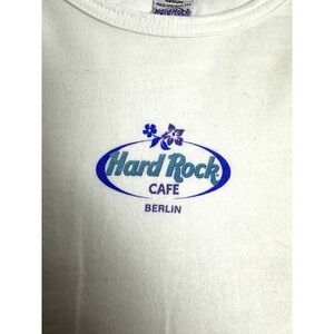 Vintage 90s Y2K Hard Rock Cafe Berlin Germany T-Shirt women's Babydoll Medium KC